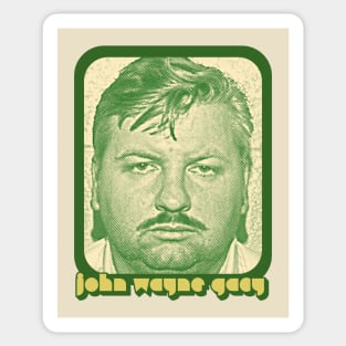 John Wayne Gacy // Retro True Crime Fan Gift Sticker